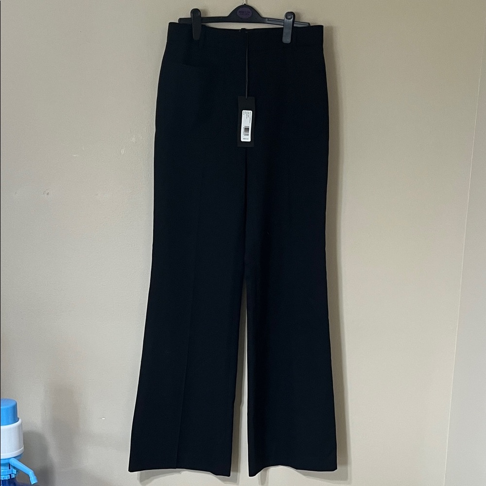 Nili Lotan Black Boot-Cut Women's Pants
